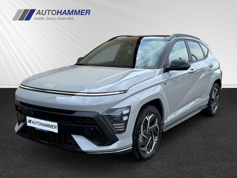 Grau Neu 2025 Hyundai Kona N Line SUV | 36.970 € (Teuer) - Bild 1/4