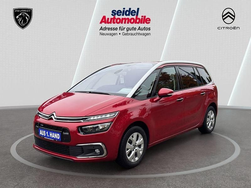 Rot Gebraucht 2017 Citroën Grand C4 Picasso PureTech Van / Kleinbus | 16.856 € (Teuer) - Bild 1/4