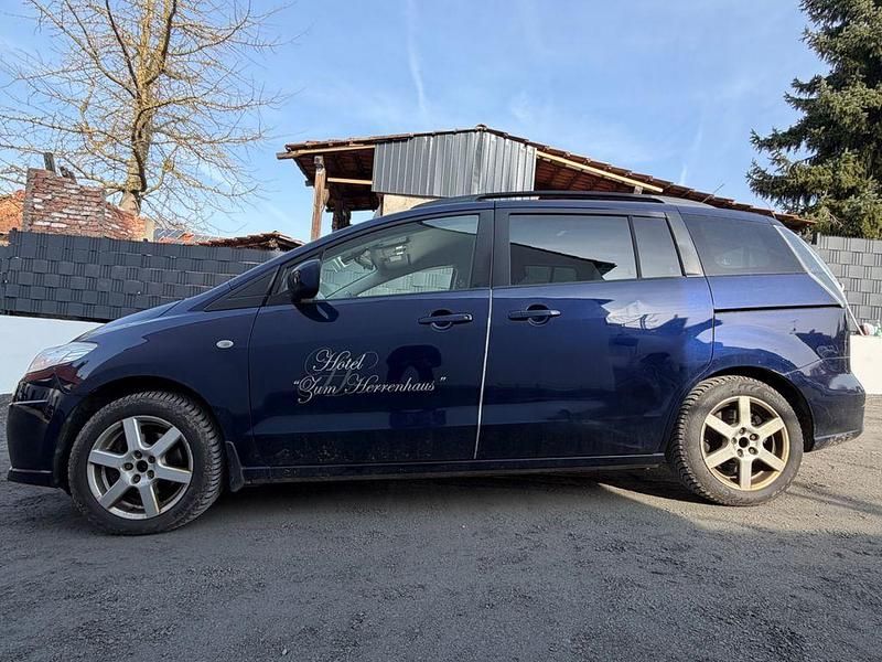 Gebraucht Mazda 5 Active 116 PS (85 kW) 2010 Blau Van / Kleinbus