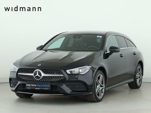 Unilack nachtschwarz Gebraucht 2021 Mercedes CLA250e Shooting Brake AMG Kombi | 25.850 € (Fairer Preis) - Bild 1/2