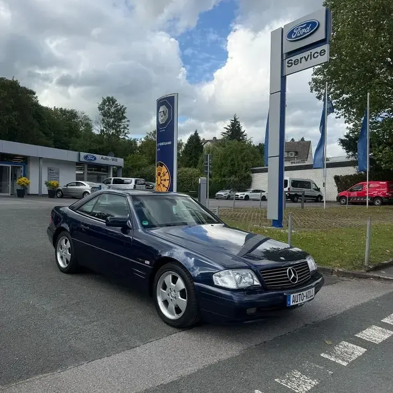 Gebraucht Mercedes SL280 193 PS (141 kW) 1998 Blau Cabrio