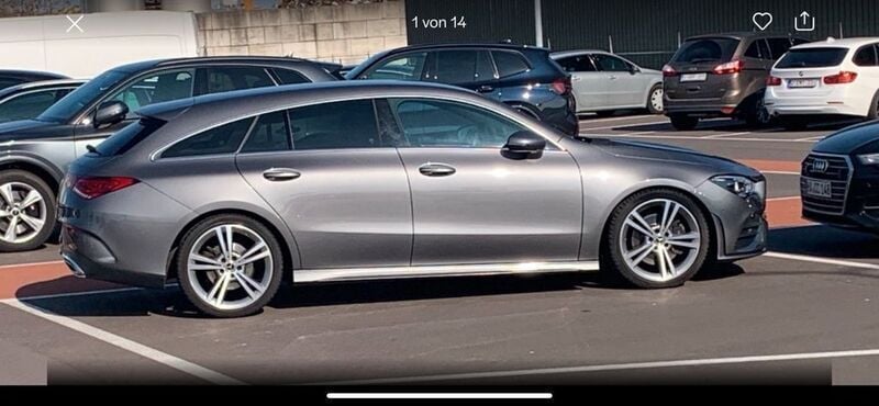 Silber Gebraucht 2020 Mercedes CLA200 Shooting Brake AMG line Kombi | 21.000 € (Superpreis) - Bild 1/4