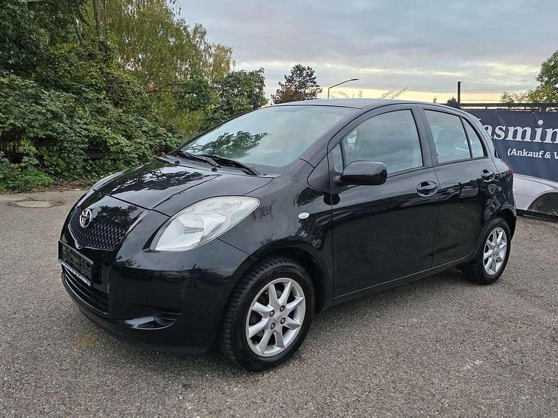 Black mica / ink Gebraucht 2008 Toyota Yaris Sol Kleinwagen | 2.490 € (Superpreis) - Bild 1/4