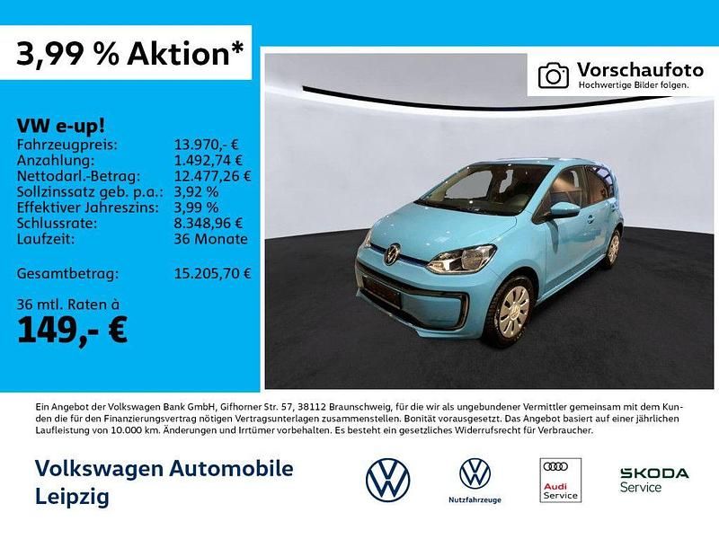 Gebraucht VW e-up! 61 kW (83 PS) 2021 Blau Kleinwagen