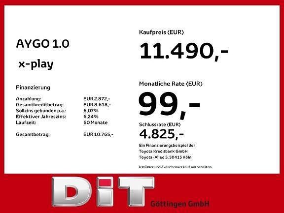 Gebraucht Toyota Aygo Team 72 PS (52 kW) 2021 Schneeweiß Kleinwagen