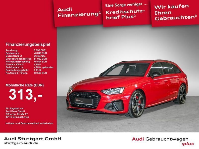 Rot Gebraucht 2023 Audi S4 Ambiente Kombi | 56.650 € (Etwas zu teuer) - Bild 1/2