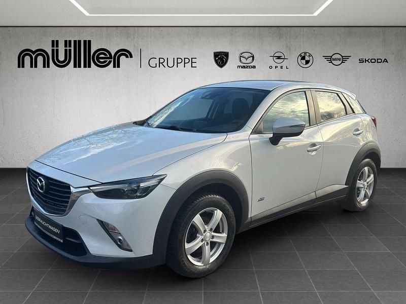 Mondsteinweiß metallic Gebraucht 2016 Mazda CX-3 Exclusive SUV | 12.990 € (Fairer Preis) - Bild 1/4