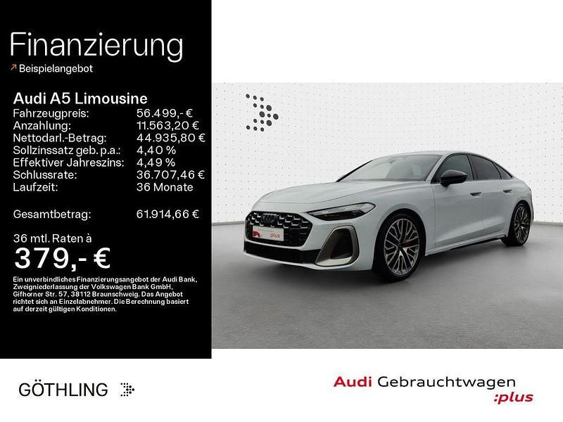 Gletscherweiß metallic Gebraucht 2024 Audi A5 Edition .1 Coupé | 56.499 € (Guter Preis) - Bild 1/4