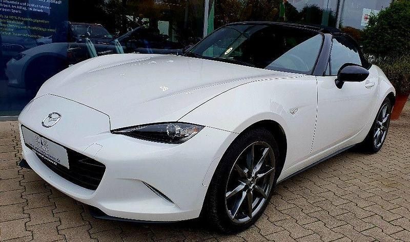Gebraucht Mazda MX5 Exclusive-Line 131 PS (96 kW) 2017 Weiß Cabrio