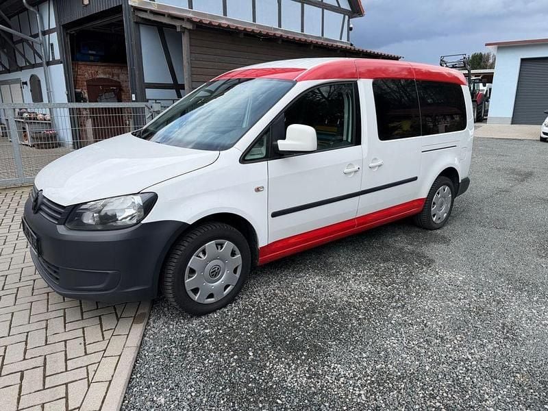 Gebraucht VW Caddy Maxi Trendline 102 PS (75 kW) 2013 Weiß Van / Kleinbus