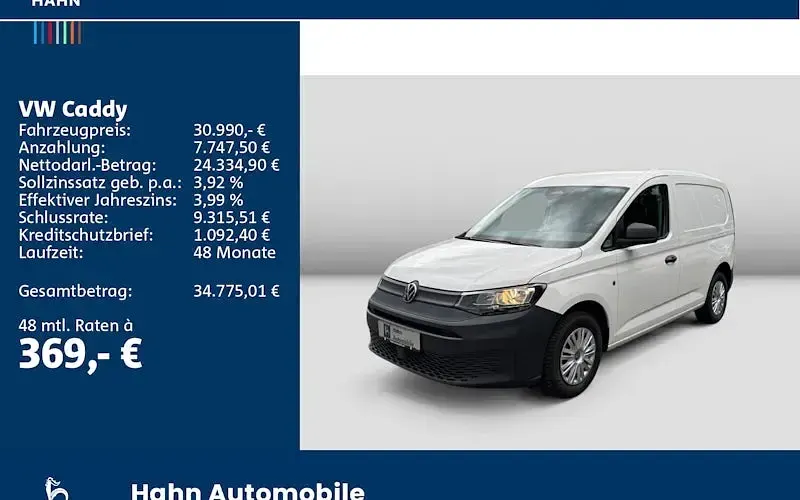 Gebraucht VW Caddy Trendline 102 PS (75 kW) 2026 Weiß Van / Kleinbus