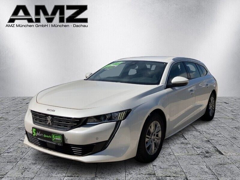 Lack weiss perlglänzend/metallic dr Gebraucht 2021 Peugeot 508 Active Kombi | 19.890 € (Guter Preis) - Bild 1/4