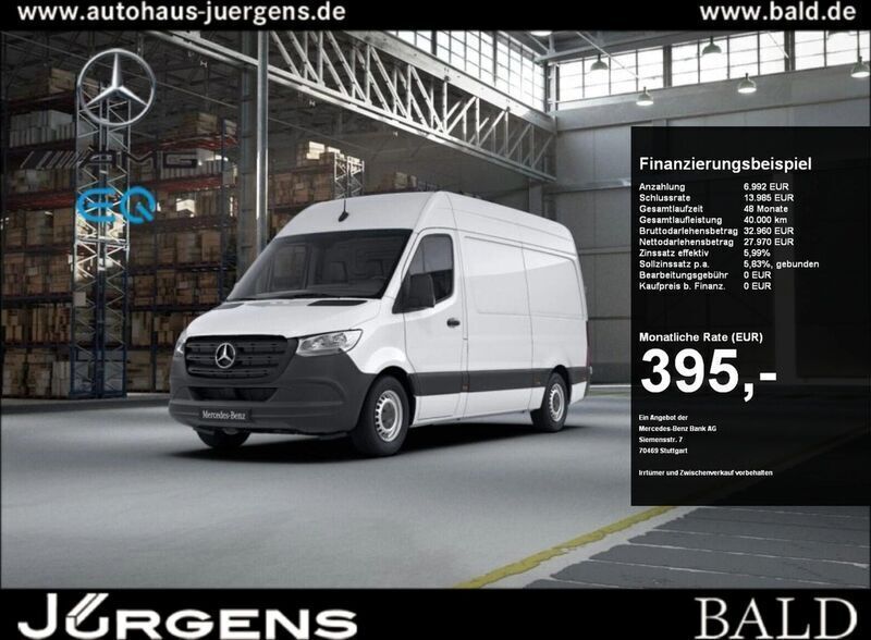 Weiss Gebraucht 2023 Mercedes Sprinter Van | 36.649 € (Guter Preis) - Bild 1/3