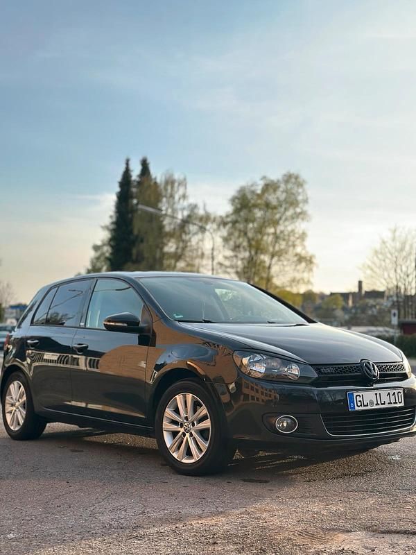 Schwarz Gebraucht 2012 VW Golf VI Kleinwagen | 4.300 € (Superpreis) - Bild 1/4