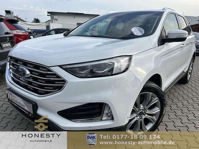 Weiß Gebraucht 2019 Ford Edge Titanium SUV | 16.490 € (Superpreis) - Bild 1/3