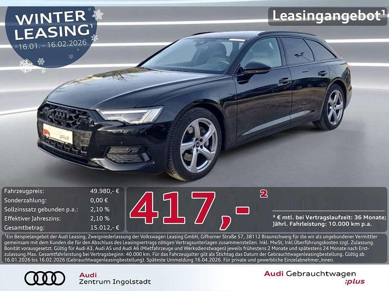 Mythosschwarz metallic Gebraucht 2025 Audi A6 Advanced Kombi | 49.980 € (Guter Preis) - Bild 1/3
