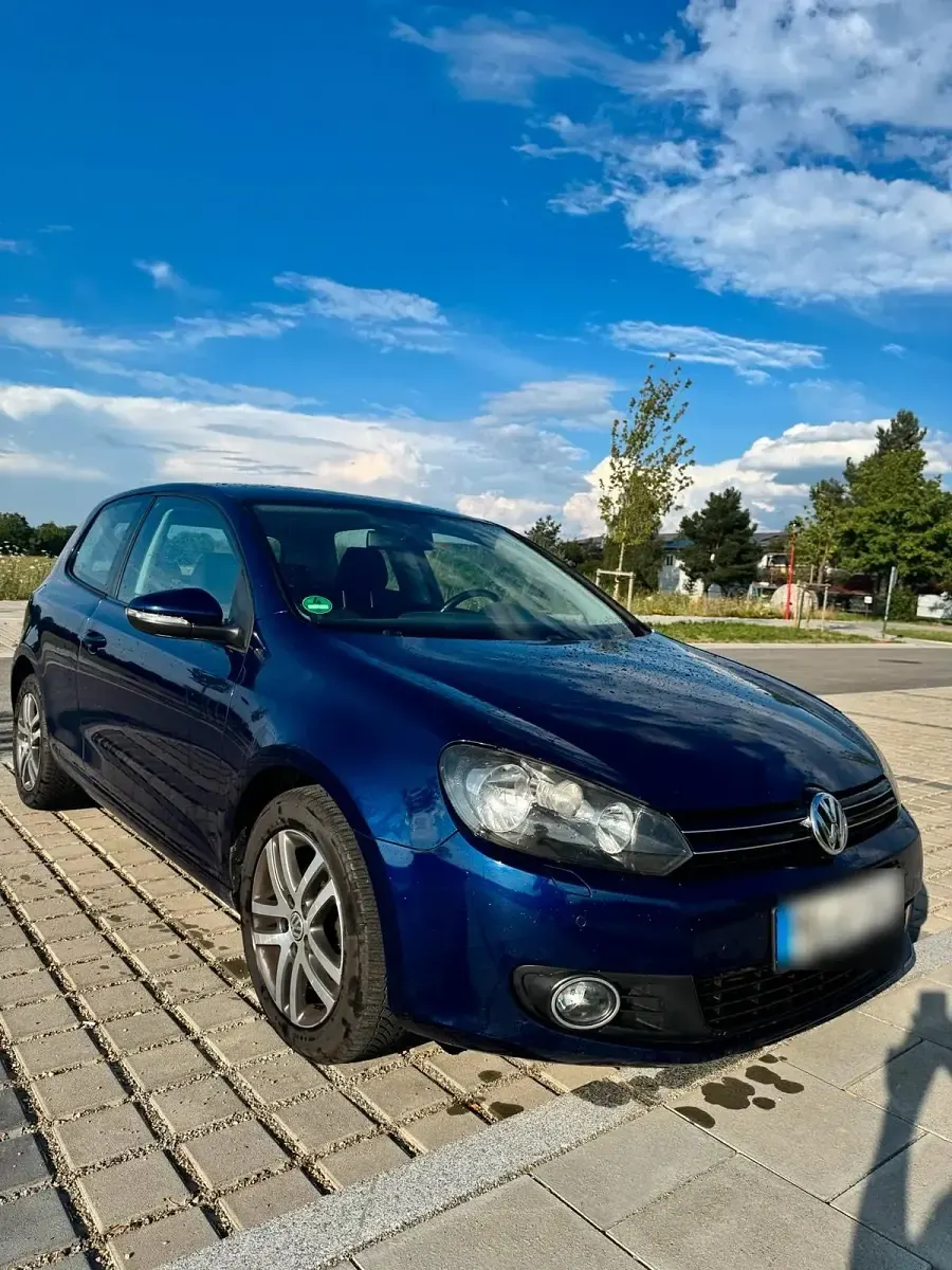 Gebraucht VW Golf VI 80 PS (58 kW) 2009 Blau Kleinwagen