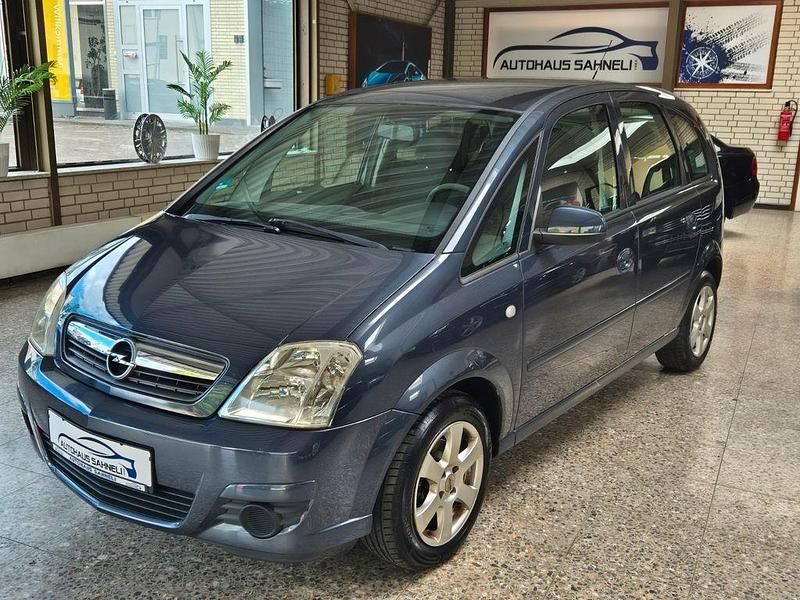 Blau Gebraucht 2009 Opel Meriva Edition Van / Kleinbus | 3.990 € (Teuer) - Bild 1/4