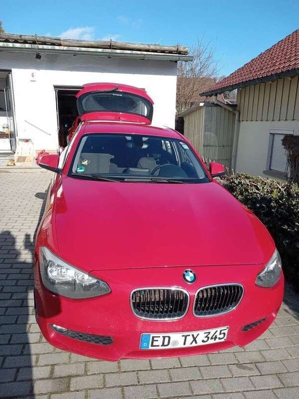 Rot Gebraucht 2013 BMW 118 Kleinwagen | 8.000 € (Guter Preis) - Bild 1/4
