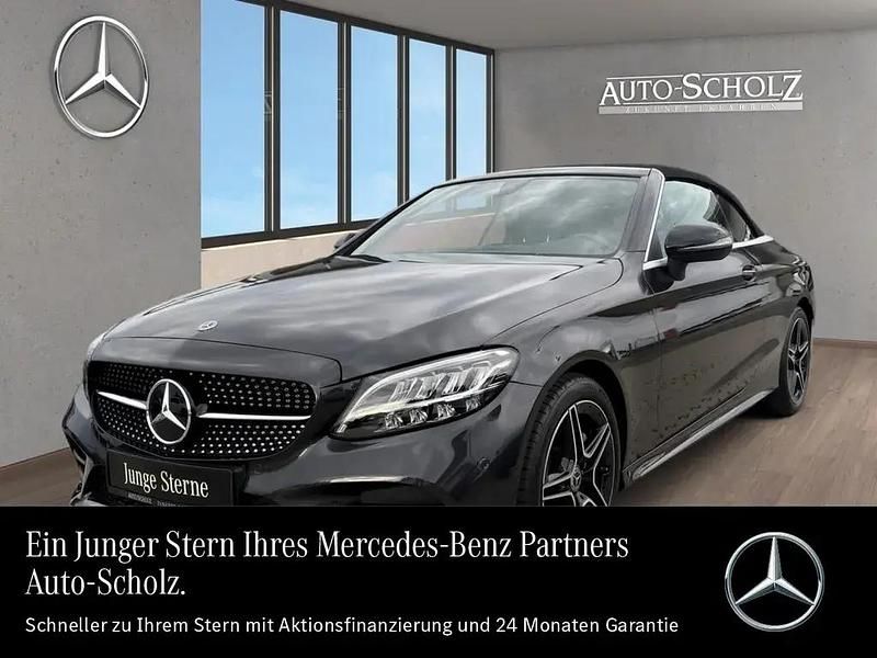 Metalliclack graphitgrau Gebraucht 2022 Mercedes C200 AMG Cabrio | 41.986 € (Etwas zu teuer) - Bild 1/4