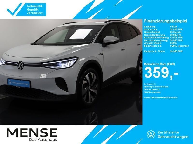 Gletscherweiß Gebraucht 2023 VW ID.4 Pro SUV | 39.965 € (Fairer Preis) - Bild 1/4
