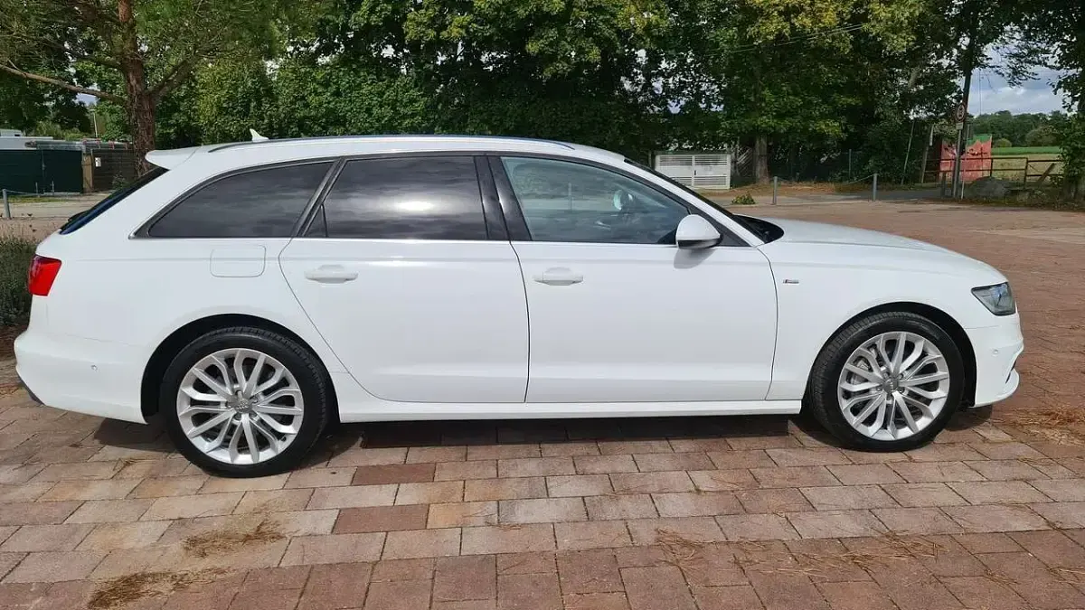 Używany Audi A6 S-Line 313 KM (230 kW) 2014 Biały Kombi