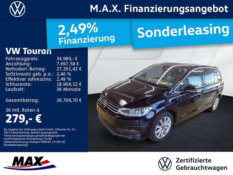 Schwarz Gebraucht 2025 VW Touran Highline Van / Kleinbus | 34.989 € (Fairer Preis) - Bild 1/3