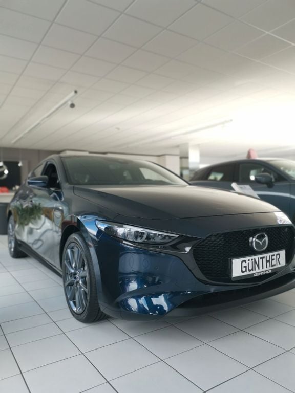 Blau Gebraucht 2021 Mazda 3 Limousine | 18.000 € (Superpreis) - Bild 1/4