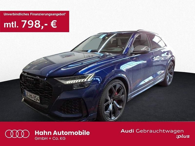 Blau Gebraucht 2023 Audi RS Q8 Ambiente SUV | 99.930 € (Fairer Preis) - Bild 1/3