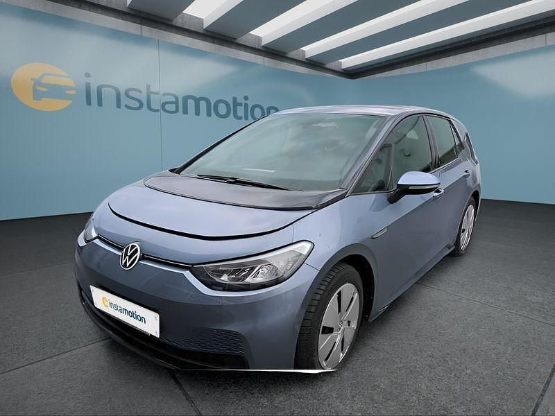 Blau Gebraucht 2021 VW ID.3 Pro Kleinwagen | 22.149 € (Guter Preis) - Bild 1/4