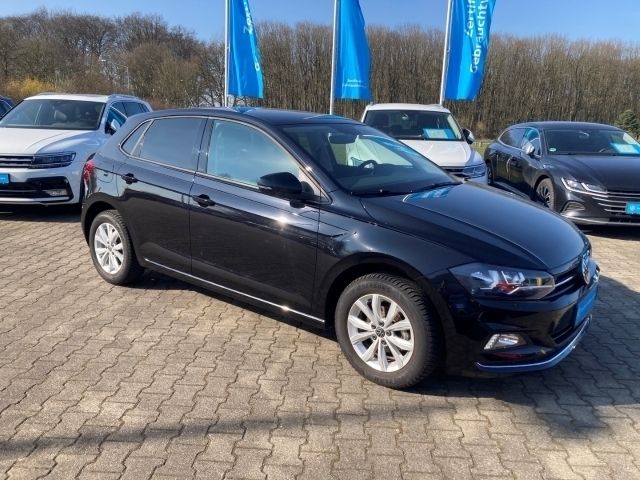 Gebraucht VW Polo Highline 95 PS (69 kW) 2021 Schwarz Kleinwagen