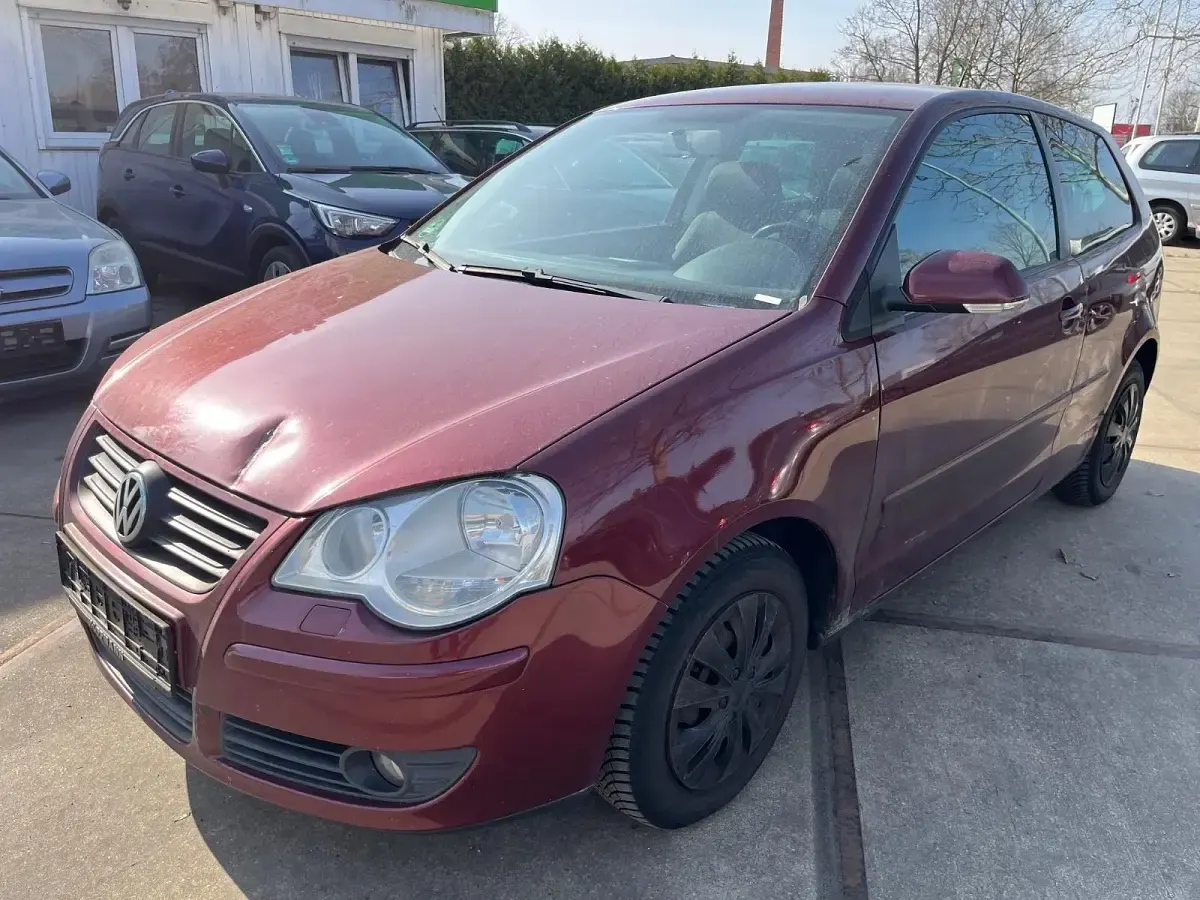 Gebraucht VW Polo United 80 PS (58 kW) 2008 Rot Kleinwagen