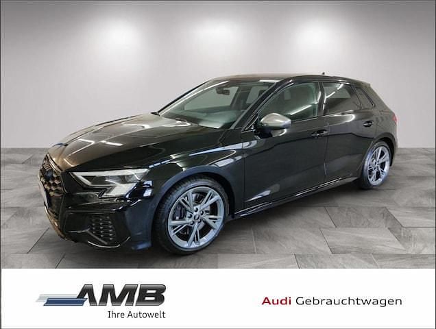 Mythosschwarz metallic Gebraucht 2024 Audi S3 Ambiente Limousine | 39.380 € (Superpreis) - Bild 1/3