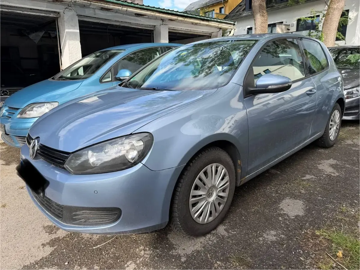 Gebraucht VW Golf VI Trendline 80 PS (58 kW) 2009 Blau Kleinwagen