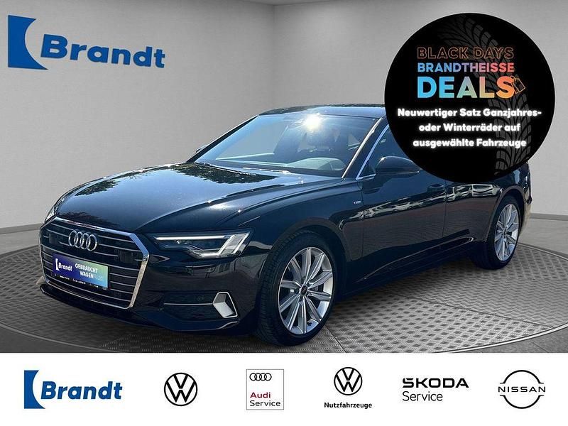 Brilliantschwarz Gebraucht 2023 Audi A6 Advanced Limousine | 43.890 € (Fairer Preis) - Bild 1/3