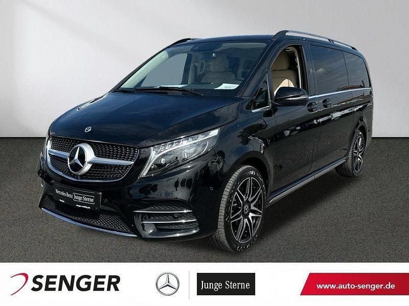 Schwarz Gebraucht 2023 Mercedes V300 Avantgarde Van / Kleinbus | 77.950 € - Bild 1/4