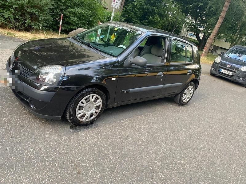 Schwarz Gebraucht 2005 Renault Clio II Kleinwagen | 650 € (Superpreis) - Bild 1/4