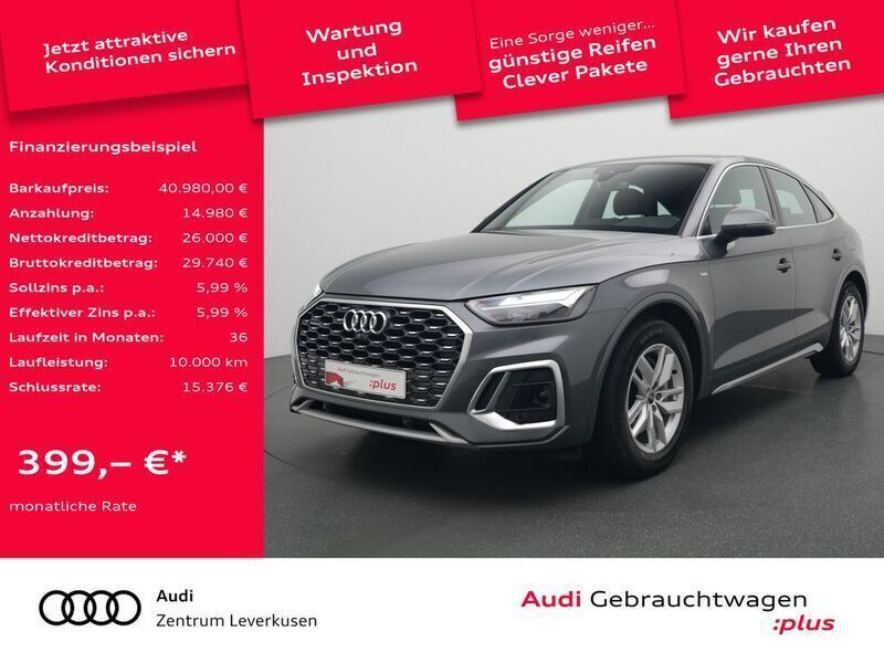 Daytonagrau perleffekt Gebraucht 2022 Audi Q5 Sportback S-Line SUV | 40.980 € (Fairer Preis) - Bild 1/4