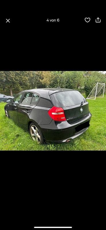 Gebraucht BMW 116 122 PS (89 kW) 2009 Schwarz Kleinwagen