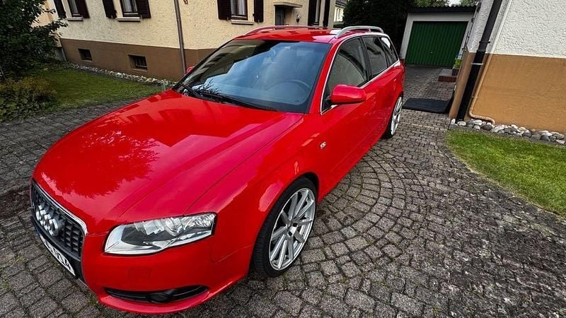 Rot Gebraucht 2008 Audi A4 S-Line Kombi | 6.800 € (Fairer Preis) - Bild 1/4