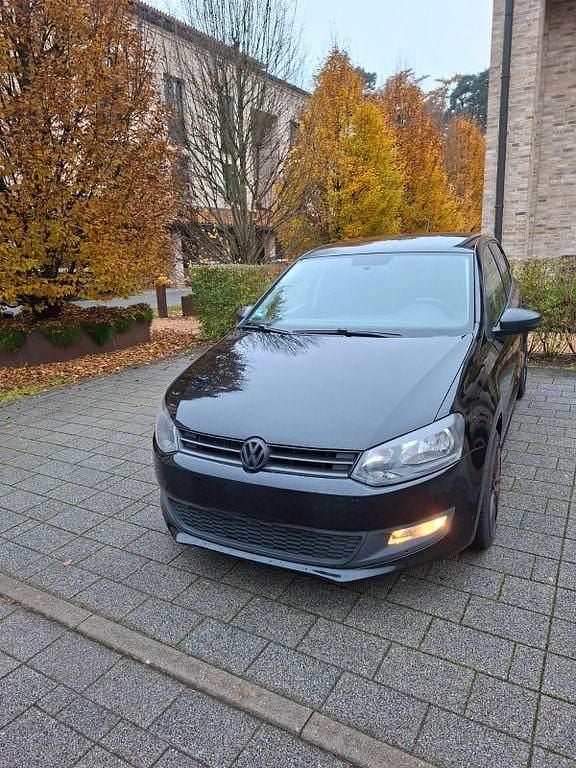 Gebraucht VW Polo Trendline 60 PS (44 kW) 2013 Schwarz Kleinwagen