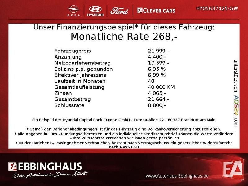 Gebraucht Hyundai Inster Select 71 kW (97 PS) 2025 Schwarz Kleinwagen