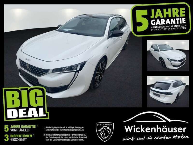 Lack weiss perlglänzend/typ au Gebraucht 2021 Peugeot 508 GT Kombi | 23.490 € (Fairer Preis) - Bild 1/4