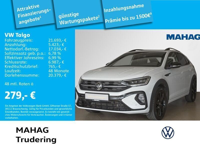 Weiß Gebraucht 2023 VW Taigo R-line SUV | 22.291 € (Fairer Preis) - Bild 1/2