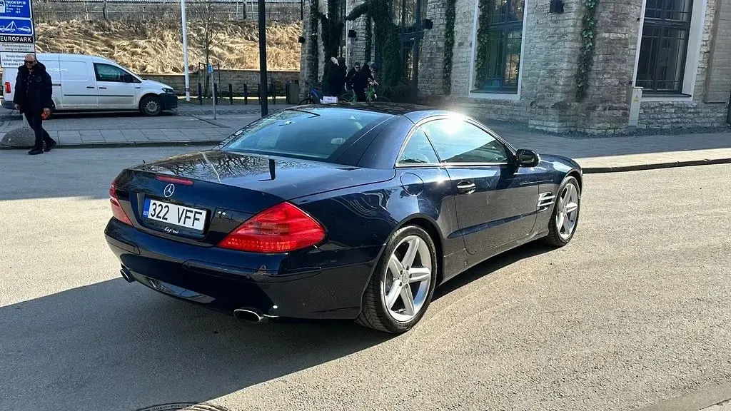 Gebraucht Mercedes SL350 245 PS (180 kW) 2003 Blau Cabrio