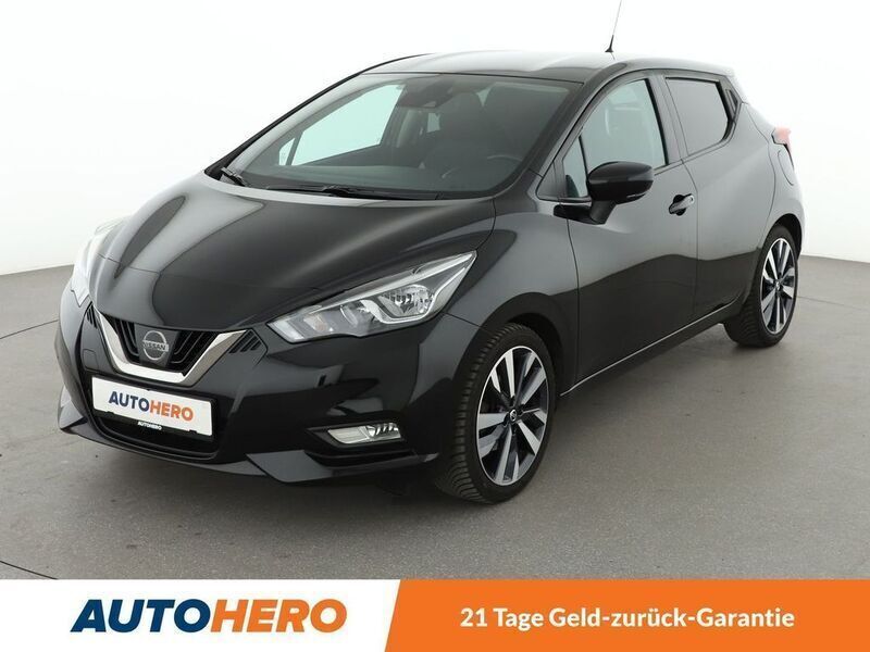 Schwarz Gebraucht 2018 Nissan Micra Tekna Kleinwagen | 11.640 € (Fairer Preis) - Bild 1/3