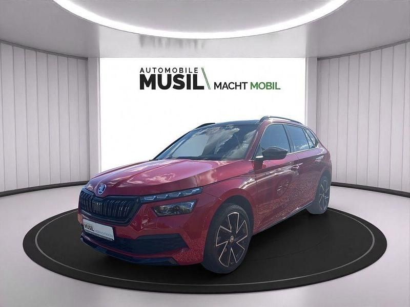 Velvetrot metallic Gebraucht 2021 Skoda Kamiq Monte Carlo SUV | 23.370 € (Fairer Preis) - Bild 1/4