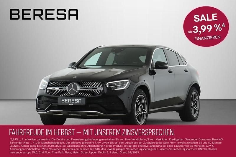 Schwarz Gebraucht 2020 Mercedes GLC220 AMG Coupé | 38.880 € (Fairer Preis) - Bild 1/4