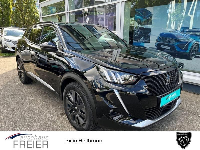 Schwarz Gebraucht 2021 Peugeot e-2008 GT SUV | 16.990 € (Fairer Preis) - Bild 1/4