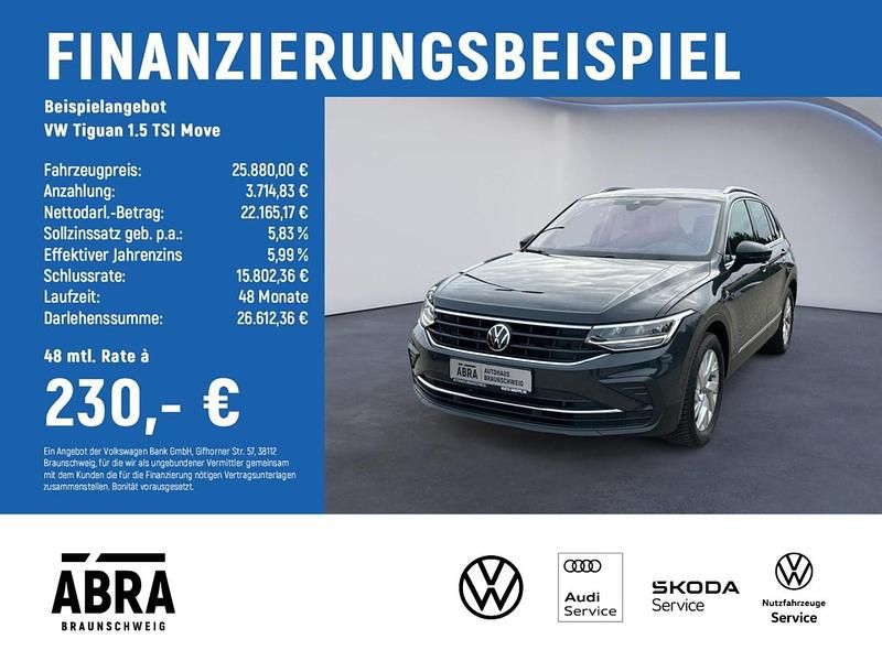 Gebraucht VW Tiguan Move 150 PS (110 kW) 2023 Grau SUV